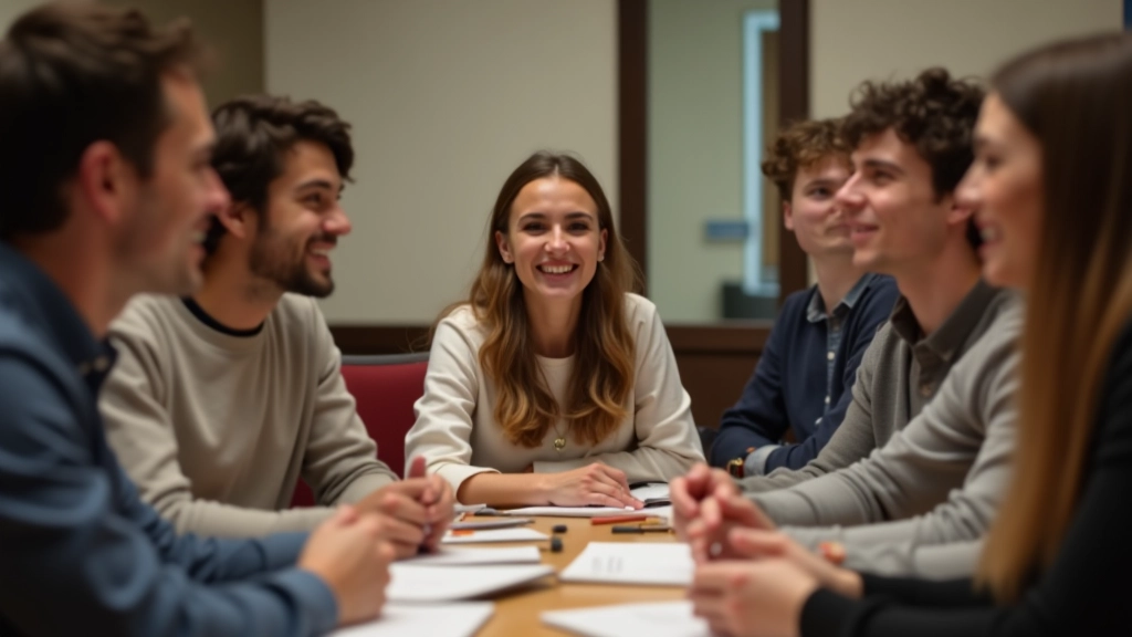 Studenti che conversano in spagnolo durante lezione